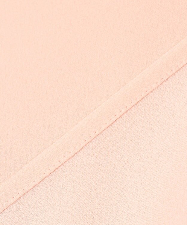 23区 【洗える】バックサテンアムンゼン ボウタイ付き ブラウス ピンク系