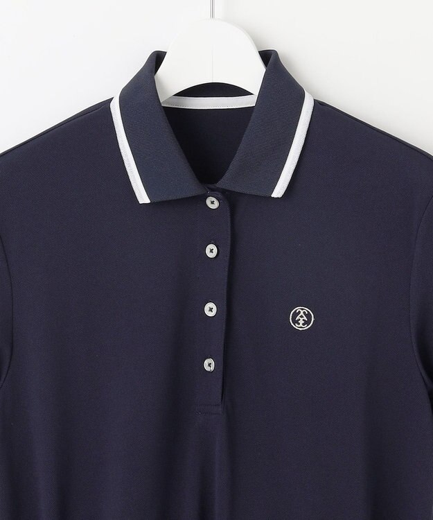 23区GOLF 【WOMEN】ストレッチポロワンピース ネイビー系