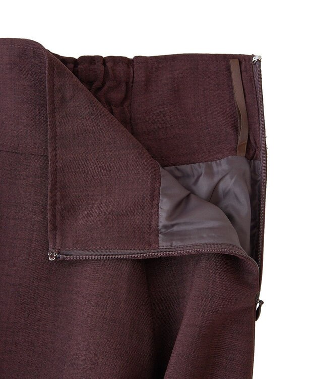 earth music&ecology バックレースアップスカート Dark Brown