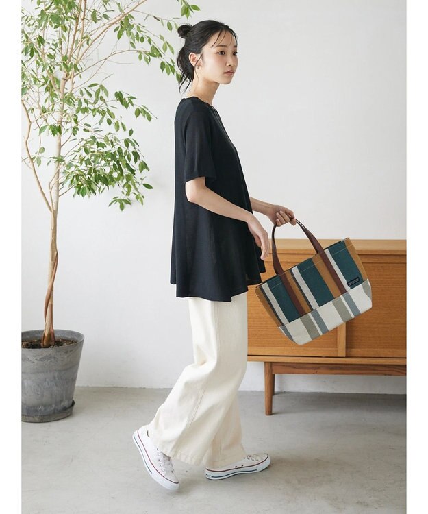 CRAFT STANDARD BOUTIQUE 【洗える】フレアプルオーバー Black