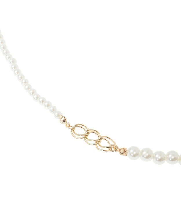 earth music&ecology ２ＷＡＹマンテルパールネックレス Gold