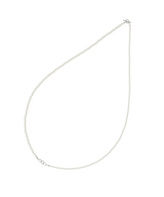 earth music&ecology ２ＷＡＹマンテルパールネックレス Silver
