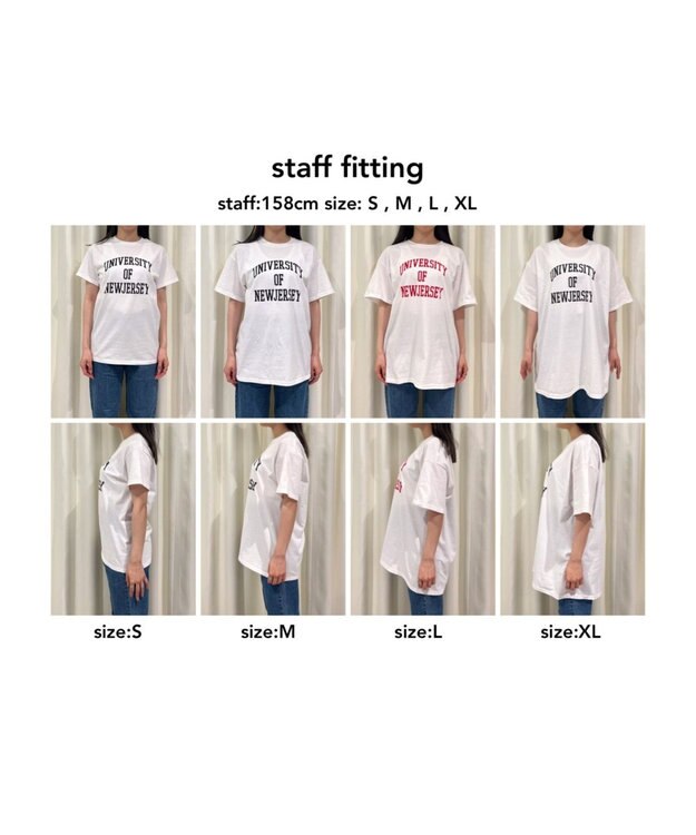 WEGO 【ANGIE VINTAGE】カレッジロゴプリントTee 柄10