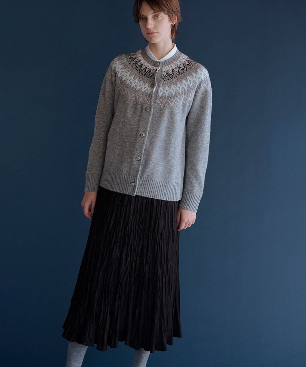 J.PRESS LADIES 【洗える】PINオックス ボタンダウン シャツ ホワイト系