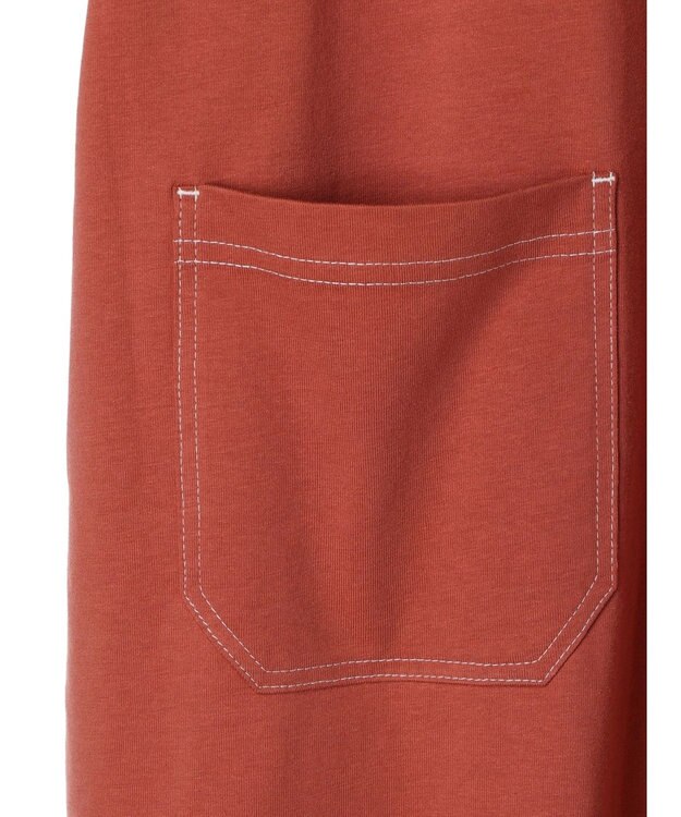 Green Parks ・ＳＵＧＡＲ　ＳＰＯＯＮ【ＣＯＯＬ】ステッチＴＥＥワンピ Orange