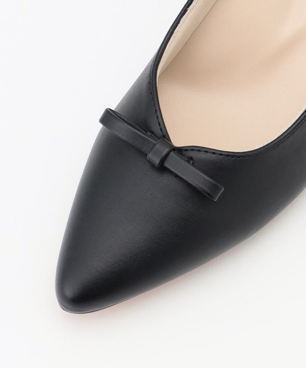 ANY リボンパンプス ブラック