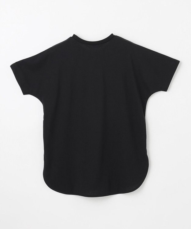 ANY エニィファンクションドルマンスリーブＴシャツ ブラック(ロゴ)