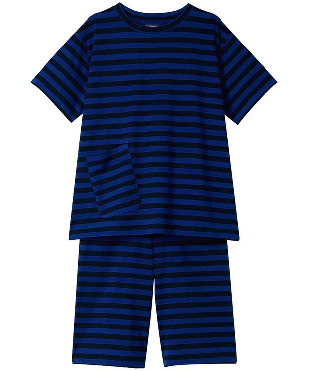 une nana cool 綿100％ ボーダー 半袖パジャマ KO