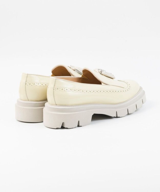 BONTRE 【LucaGrossi/ルカグロッシ】厚底メダリオンタッセルローファー/G961M-UA アイボリー