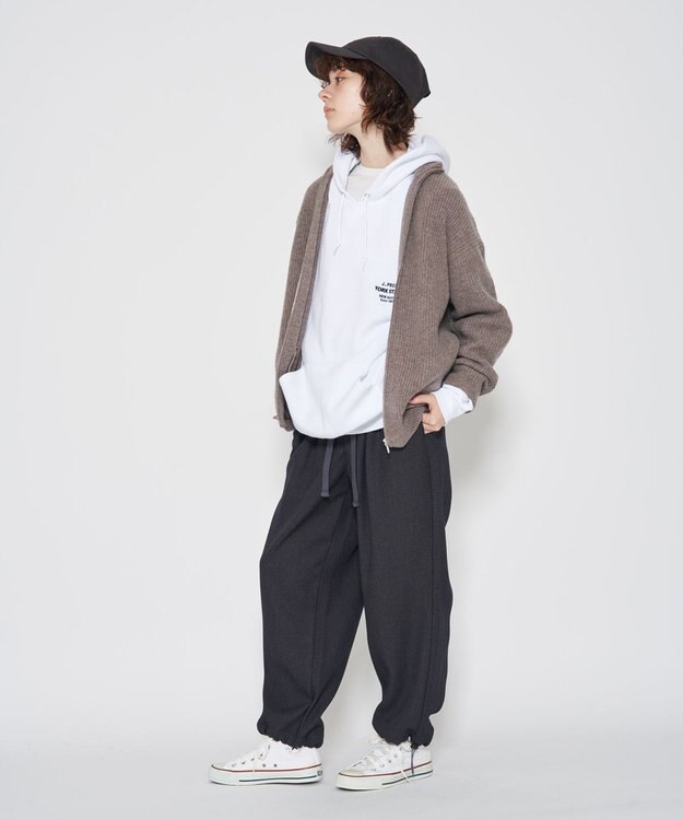 J.PRESS YORK STREET 【UNISEX】RUSSELL×YORK STREET フーディー ホワイト系
