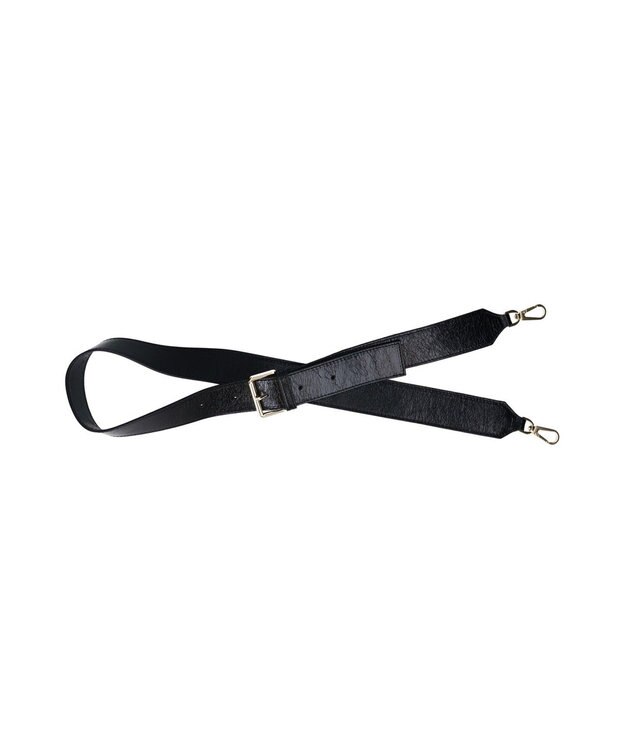 INTER-CHAUSSURES 【CHRISTIAN VILLA】スクエアレザーハンドバッグ ブラック