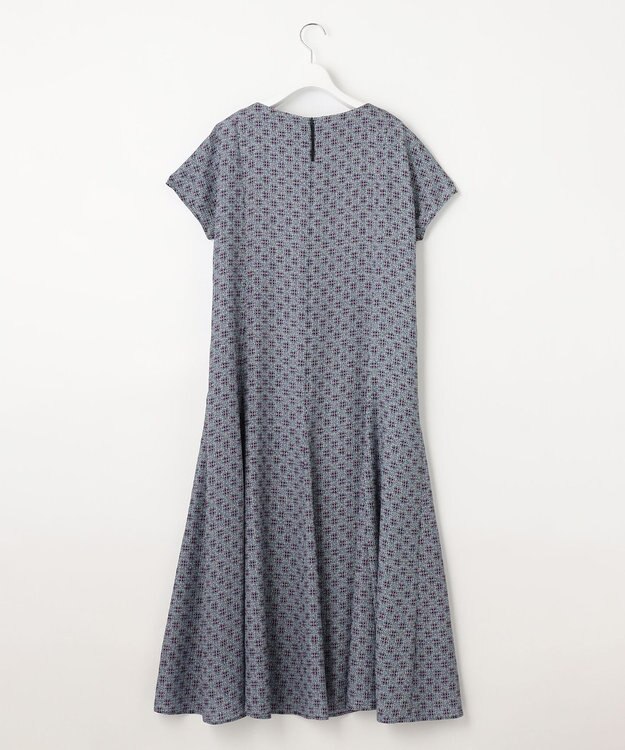 自由区 【洗える・XSサイズあり】アラベスクプリント  ワンピース ブーケンビリア