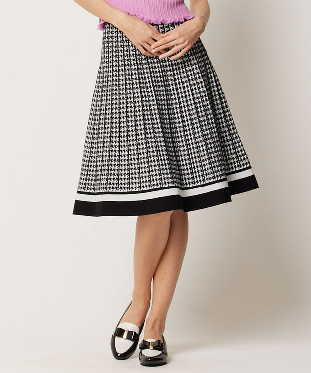 TOCCA 【洗える】RESONATE 千鳥柄スカート 千鳥柄系