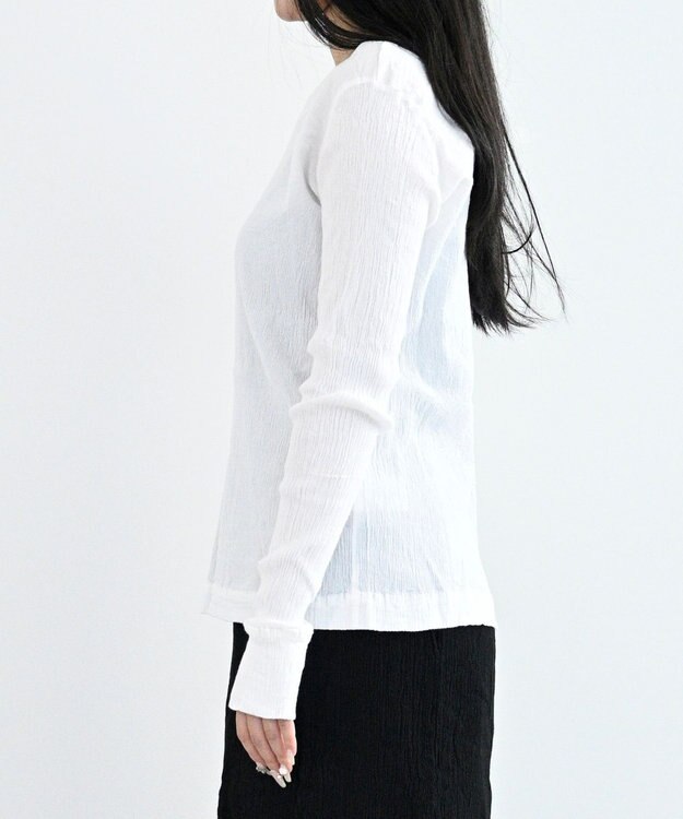 crêprie tsumori chisato creperie LONG SLEEVES T-SHIRT クレプリ 長袖Tシャツ WHITE