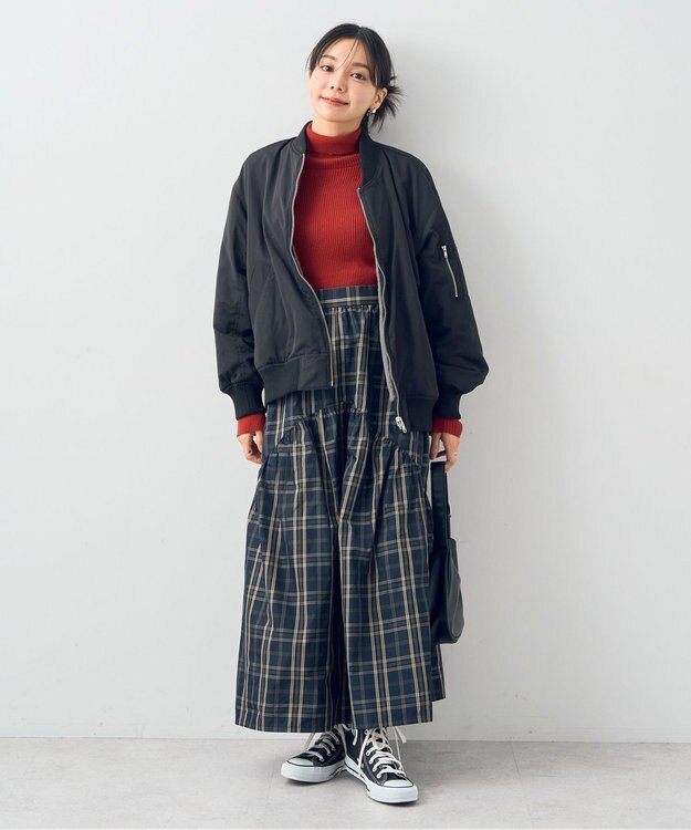 earth music&ecology リバーシブルMA-1 ブラック