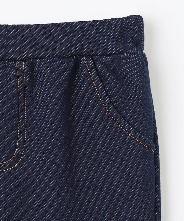 組曲 KIDS 【80-100㎝】シャギー デニム ネイビー系