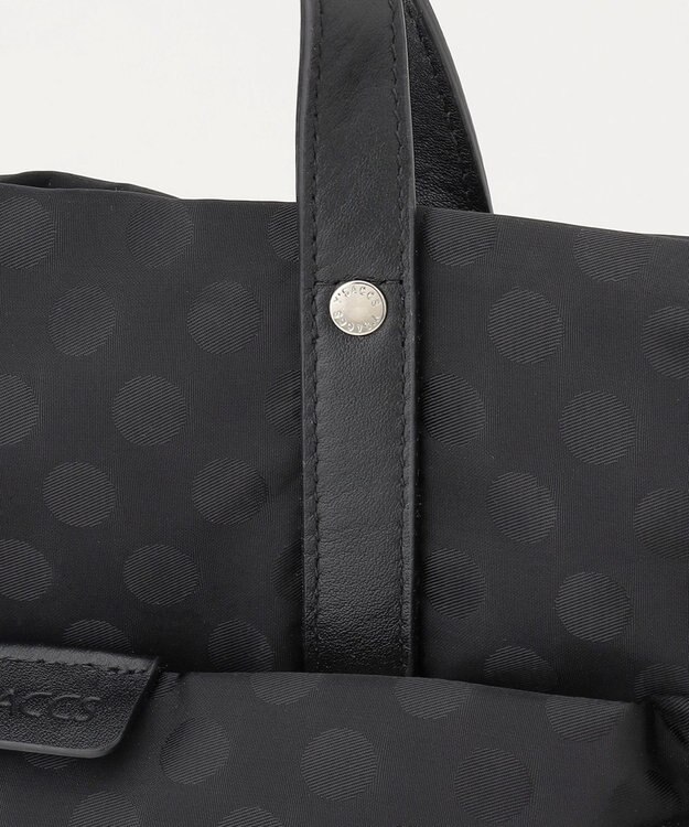 Y'SACCS ドットジャカード　トート型リュック ブラック