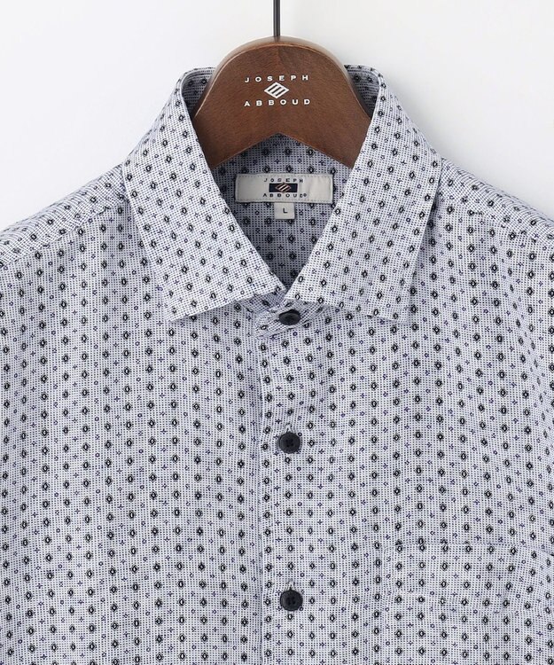 JOSEPH ABBOUD 【吸水速乾】ソアロンシャンブレー シャツ ブルー系5