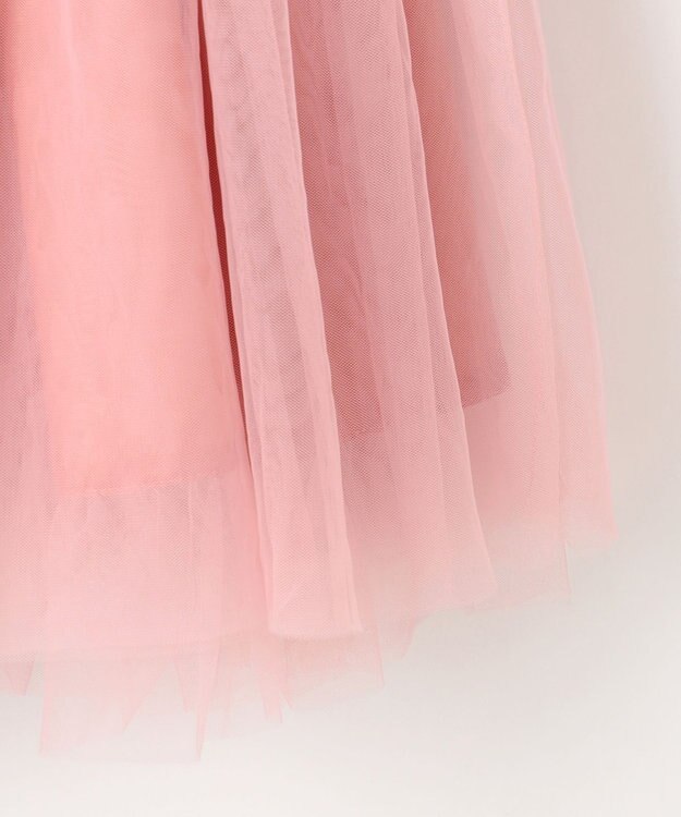 組曲 KIDS 【110-140㎝】フラワーレース ドレス ピンク系