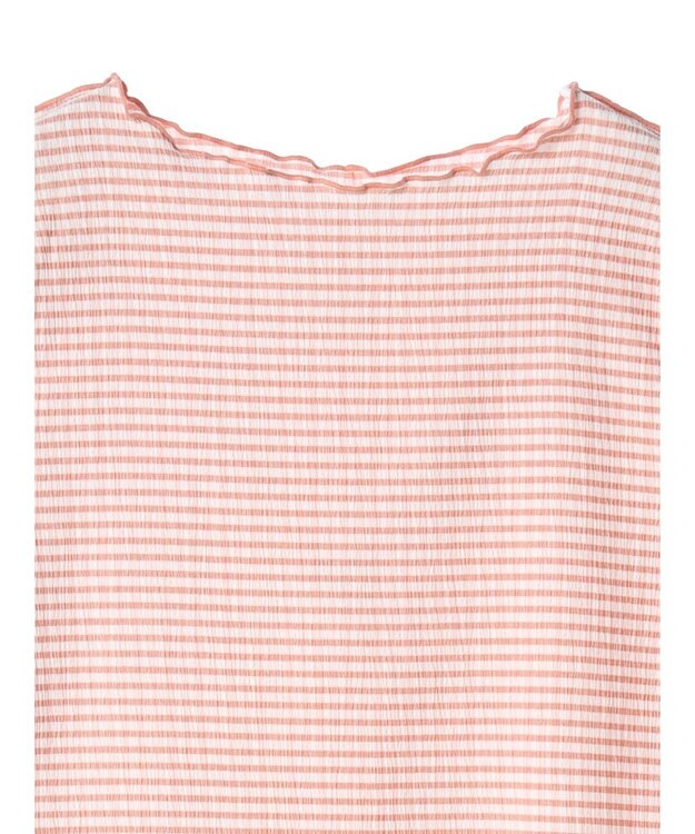 earth music&ecology ギンガムメロープルオーバー Pink