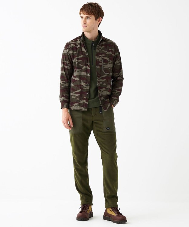 JOSEPH ABBOUD MOUNTAIN 【UNISEX】JOEコットンカモフラージュ シャツ カーキ系7