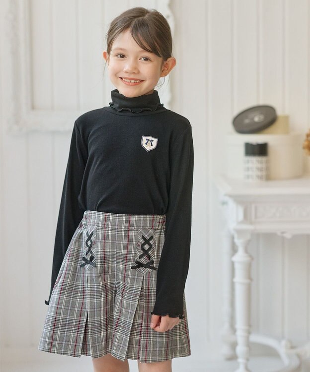 組曲 KIDS 【110-140㎝】なめらかタッチ インナー ブラック