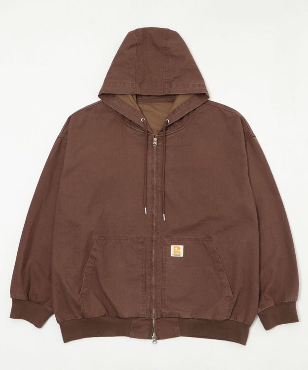 WEGO ワーカーズフードブルゾン ブラウン
