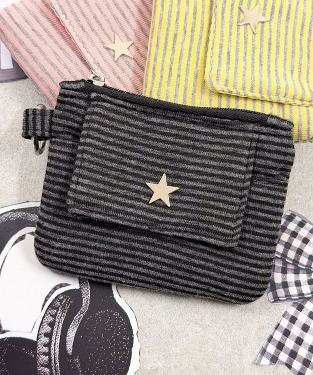 WEGO ポケットパターンポーチ 柄9