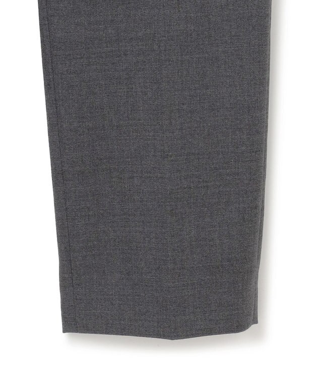 ICB 【セットアップ対応】ウールストレッチ テーパードパンツ チャコール系