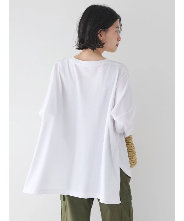 AMERICAN HOLIC ＵＶカット加工ワイドカットプルオーバー Off White