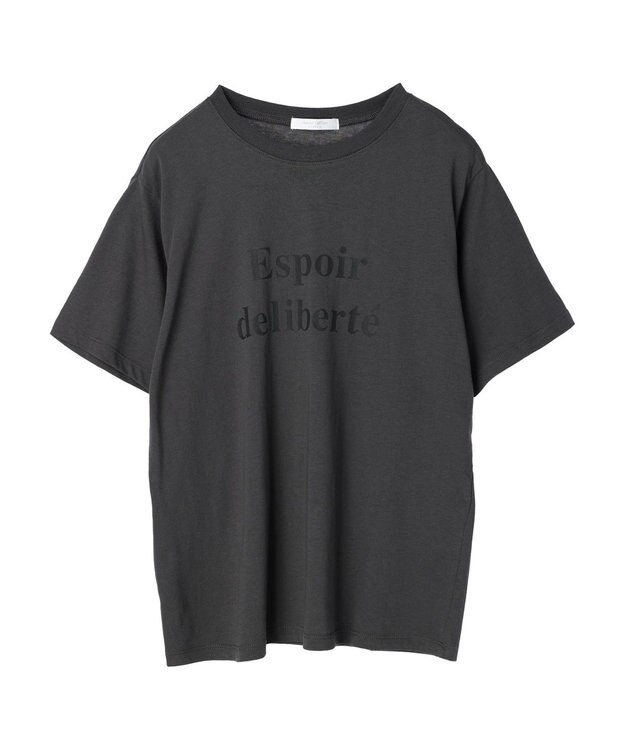 Green Parks フレンチロゴレギュラーＴシャツ Dark Gray