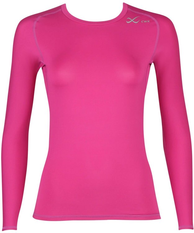 CW-X 【WOMEN】　機能性トップス　SECOND　BODY　2.0　吸汗速乾　UVカット率90%以上　抗菌防臭　丸首・長袖　/ワコール　CHY029 ローズピンク