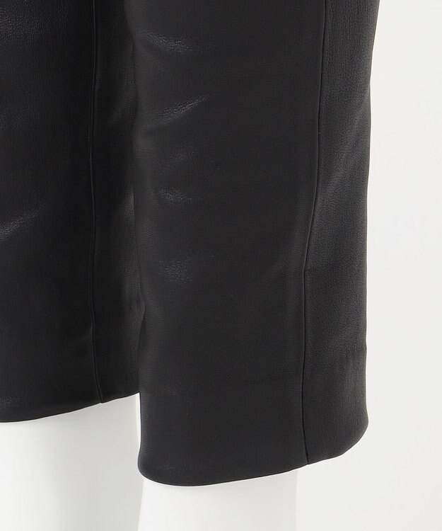 23区 【エステータ】ストレッチレザー スキニーパンツ ブラック系