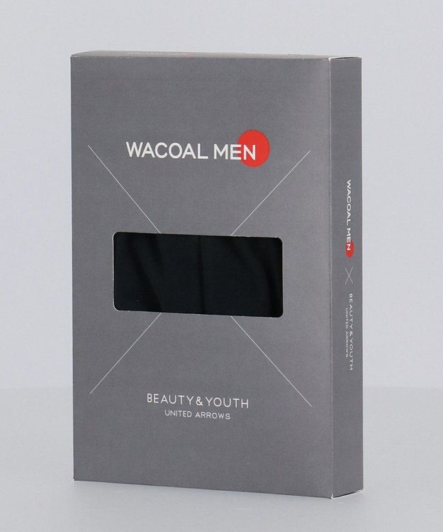 WACOAL MEN WACOAL MEN <UNITED ARROWS>コラボ 【気持ちいいパンツ】 ボクサーパンツ フロントの安定性・快適性 綿混(本体・ウエストテープ肌側) 前閉じ 下着 メンズ WT3490 /ワコールメン ブラック