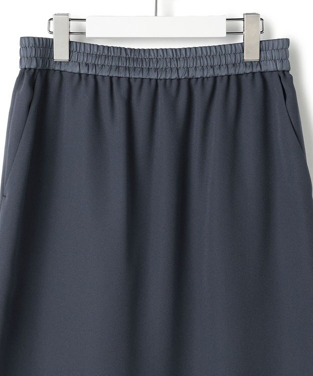 ICB L 【先行予約】FluidBackSatin ナロースカート ダルブルー