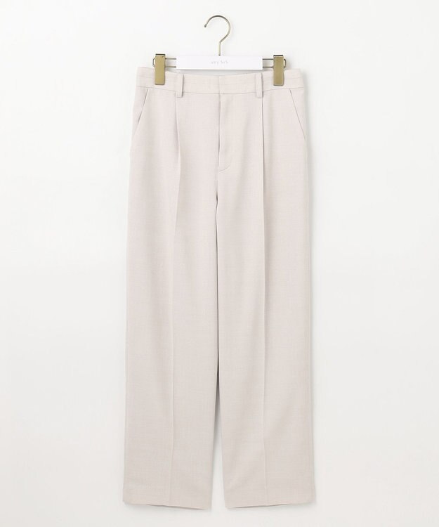 ANY SIS 【UVカット・接触冷感】ドライタッチクール テーパードパンツ アイボリーベージュ