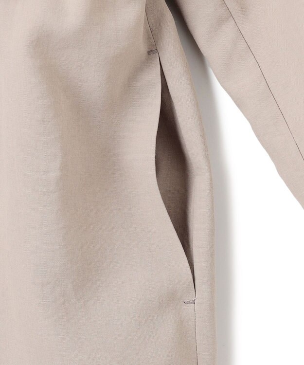 BEIGE， 【洗える】PORDIC / ノーカラードルマンロングコート Taupe