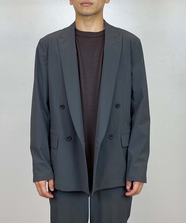 KASHIYAMA 【ウォッシャブル】ウールジャージークルーネックニット ブラウン