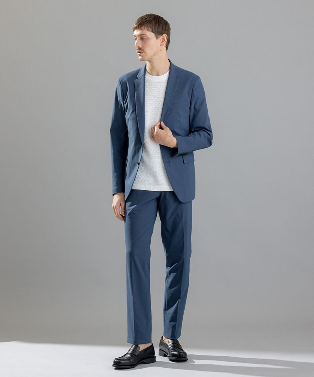 JOSEPH HOMME ドライコットンリンクス　半袖ニット ホワイト系