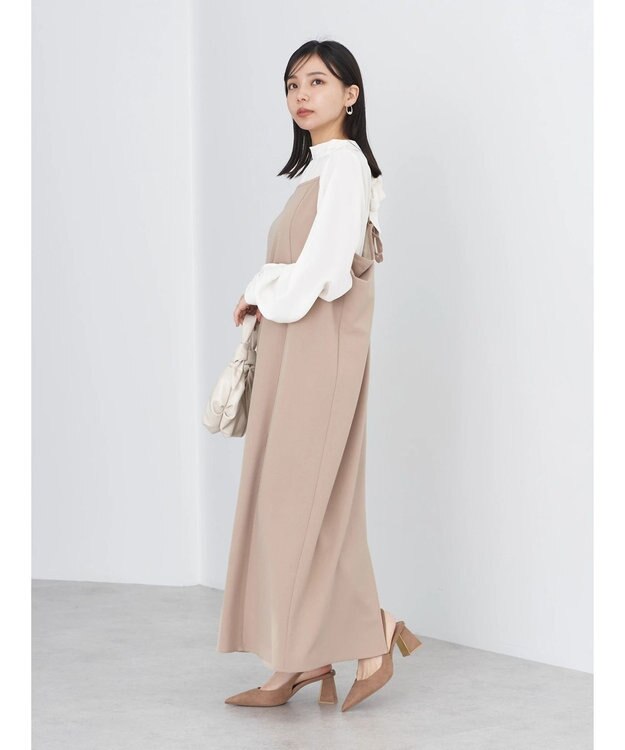 earth music&ecology キャミワンピース Beige