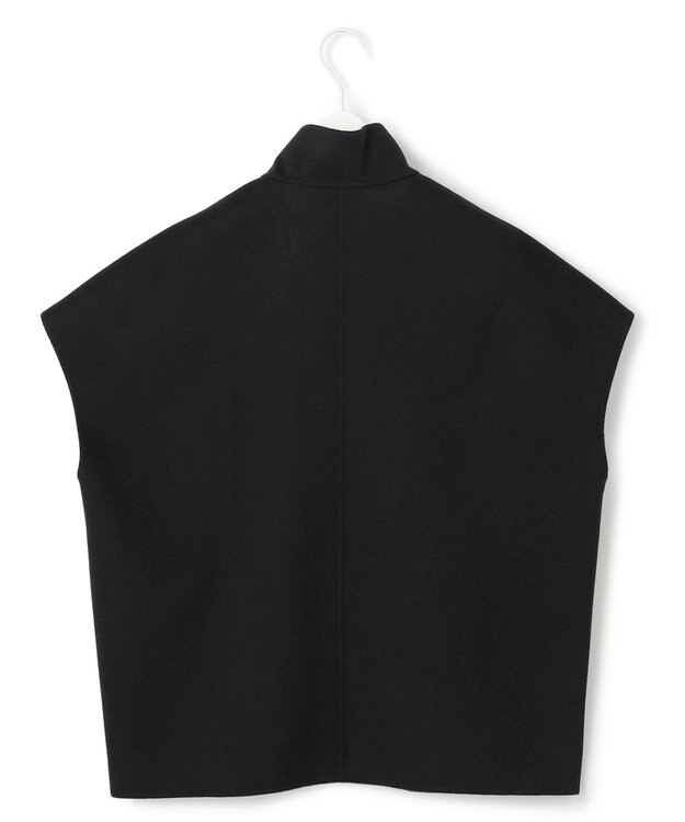 ICB L WoolRever  スタンドカラージレ ブラック系