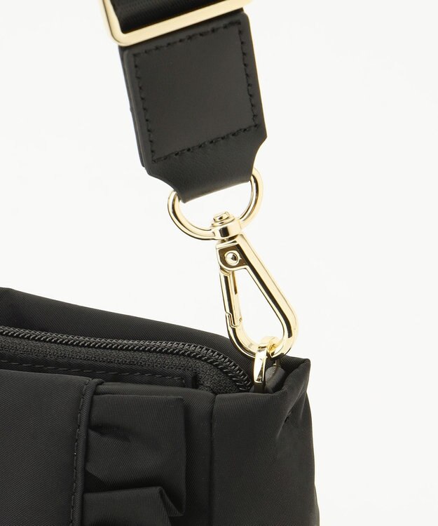 TOCCA 【撥水】TRIM WAVES POCHETTE ポシェットバッグ ブラック系