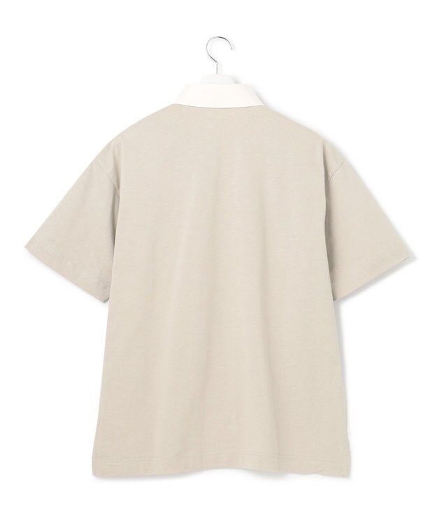 J.PRESS YORK STREET 【UNISEX】オーバーシルエット ラガーシャツ ベージュ系