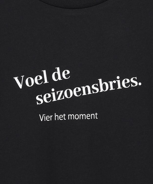 ANY エニィファンクションドルマンスリーブＴシャツ ブラック(ロゴ)