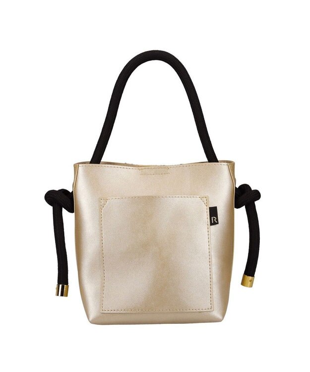 ROOTOTE 0657【直営店限定:ミニショルダー】ベビールー.ファット-ロープ-A 01：シャンパン