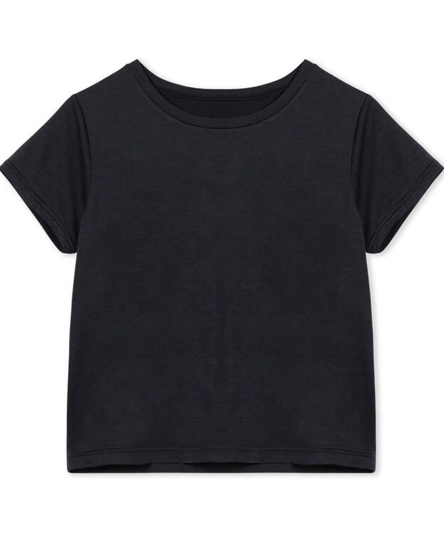 Chacott Chacott BALANCE ドライストレッチリフレクターTシャツ ダークグレー杢