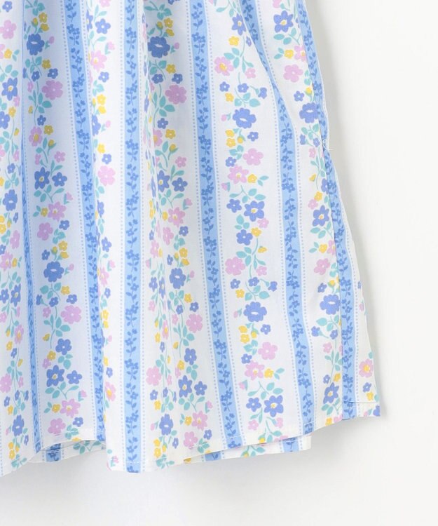 ANY KIDS 総柄 サマーワンピース ストライプ