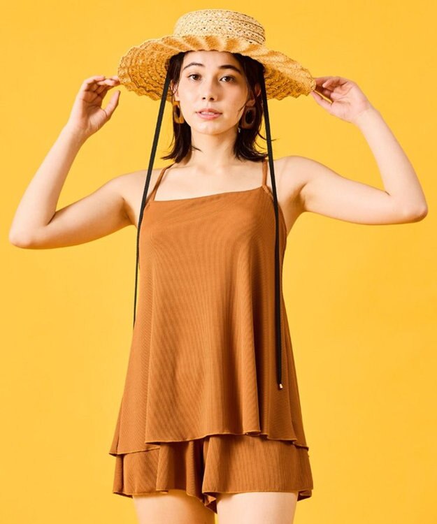 San-ai Resort（三愛水着楽園） 【新色ブルー入荷】WEB限定 3点セット水着　9M・11L　【San-ai Resort（サンアイリゾート）】 オレンジ