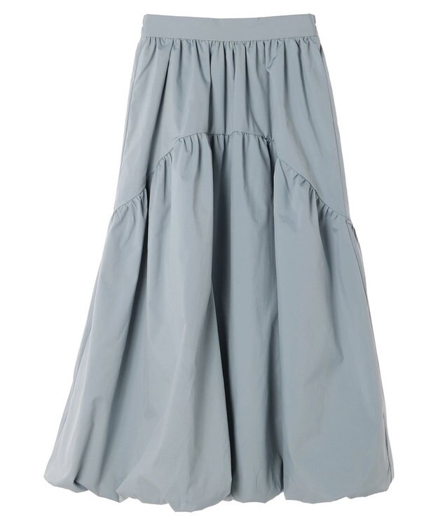 Green Parks ・ＥＬＥＮＣＡＲＥ　ＤＵＥ　ティアードバルーンスカート Sax