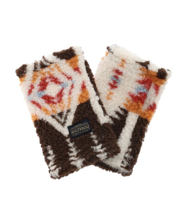 Green Parks ■別注ＰＥＮＤＬＥＴＯＮ　ＢＯＡ　ＧＬＯＶＥ Brown